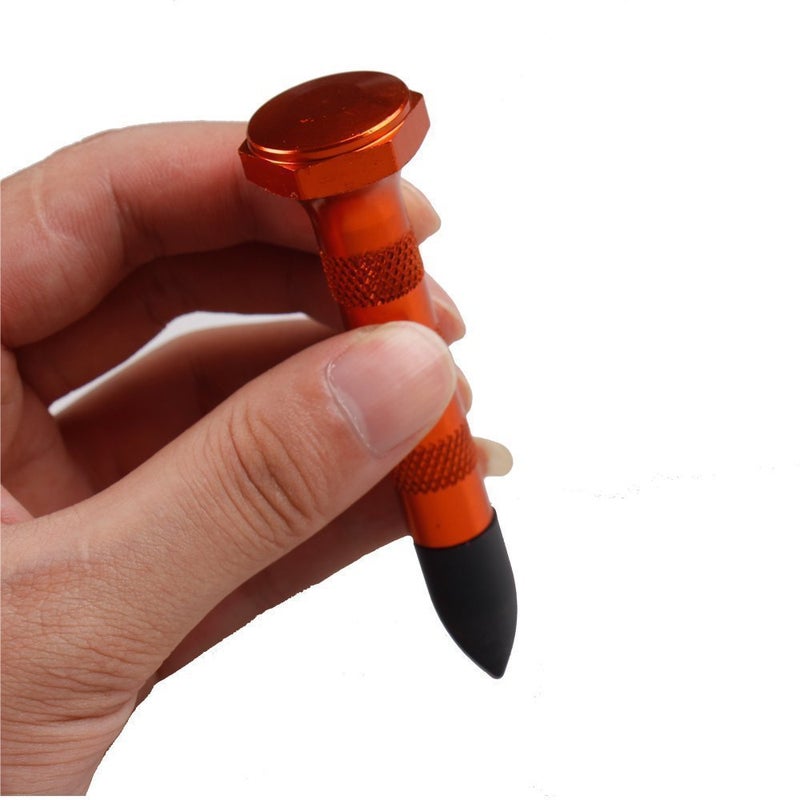 HiYi Paintless Dent Repair Kitsï¼ŒCar Body Dent Removal Tools Knockdown Tips Tools Metal Dent Tap Down Tools with 9 Heads Tips - Image 5